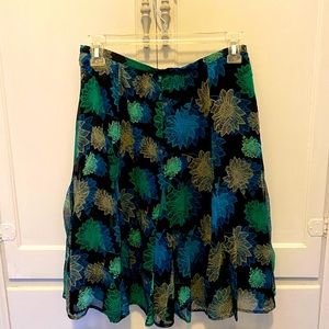 Alfani 2P print silk skirt